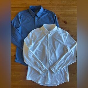 Lot of 2 Rhone Slim Fit Commuter Button Shirts